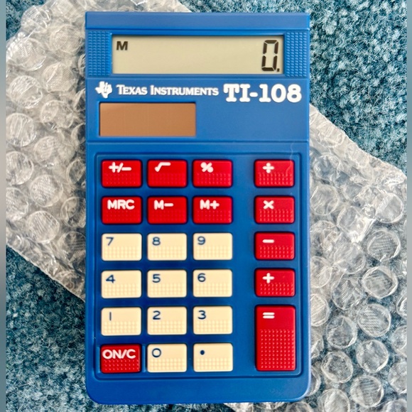 TEXAS INSTRUMENTS | TI-108 handheld solar powered calculator - new! - Picture 7 of 9